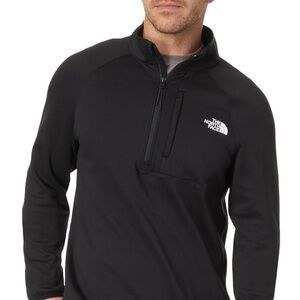 The North Face Men's Canyonlands 1/2 Zip Pullover Black size large